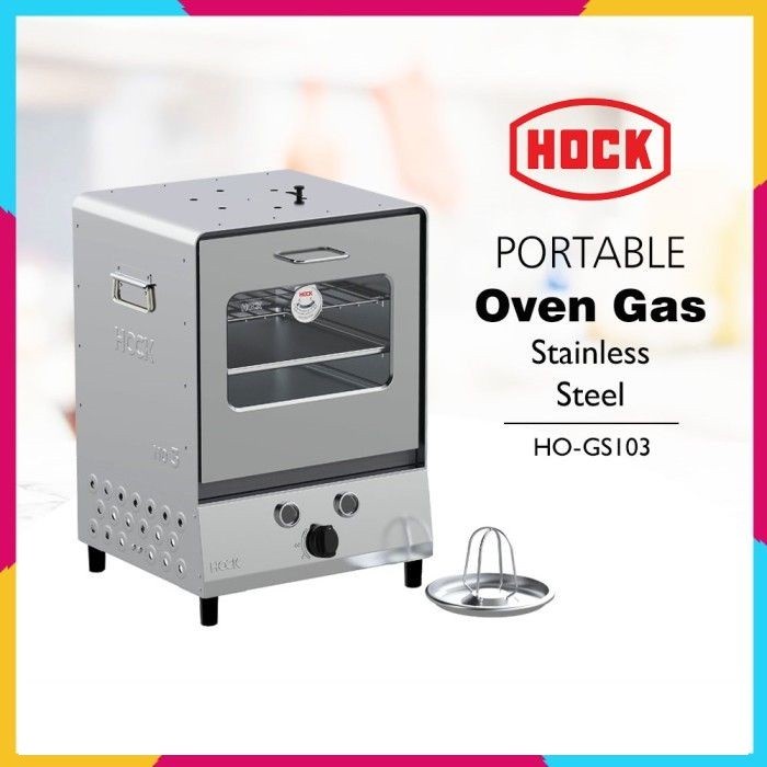HOCK OVEN GAS PORTABLE HO-GS103 (STAINLESS STEEL)