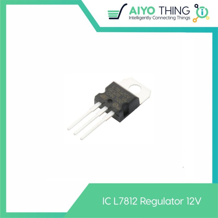 L7812CV L7812 7812 IC7812 IC TO-220 Positif Voltase Regulator 12V