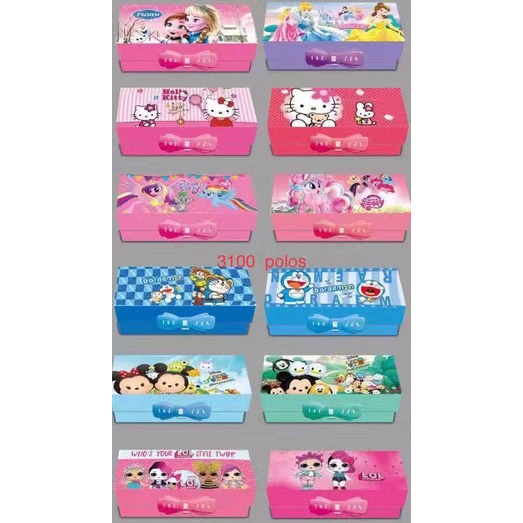 

Termurah.. Kotak Pensil Kode 3 Tingkat Dg Motif Banyak..