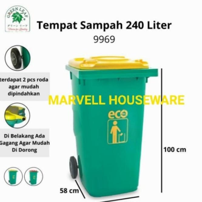 Tempat Sampah Besar Roda 240 Liter /Tong Sampah 240 Liter Roda