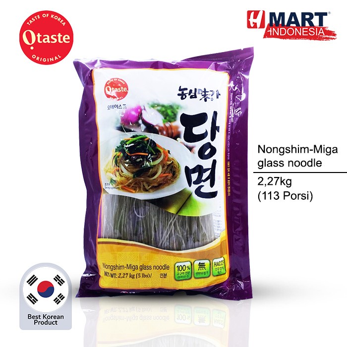 

Denimb Nongshim-Miga Glass Noodle - Soun Korea Untuk Japchae 2.27Kg