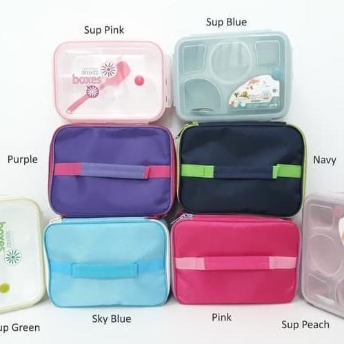 Lunch set box dan lunch bag like tupperware