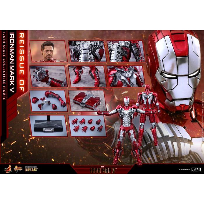 [[[ PROMO ]]] Hot Toys Iron Man Mark 5 Diecast / Ironman Mk 5 Reissue MMS 400 D18