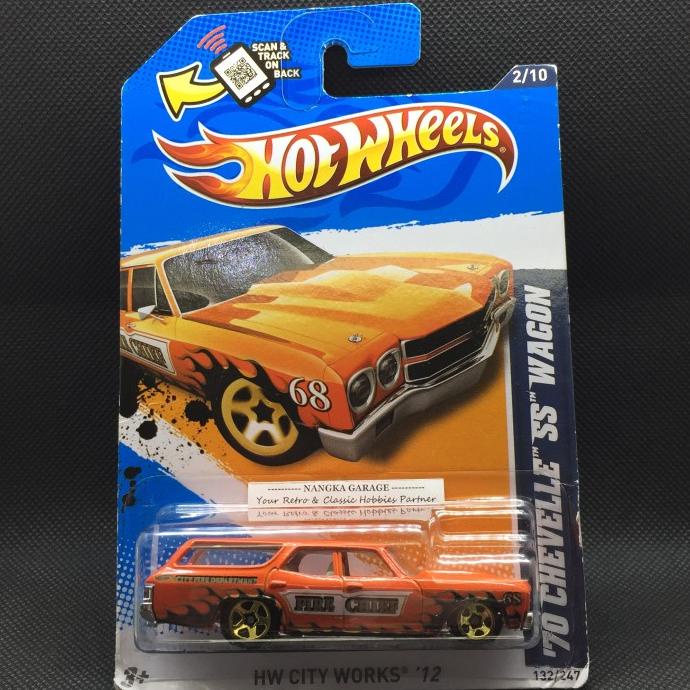 Hot Wheels 1970 Chevelle SS Wagon Fire Chief
