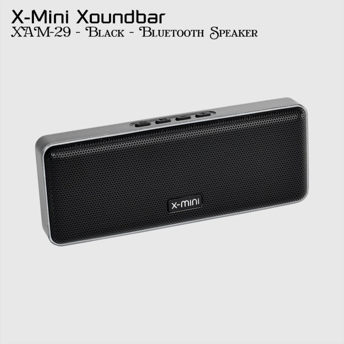 X-mini Xoundbar Portable Bluetooth Speaker IPX4 Splash-Proof Stereo best deal