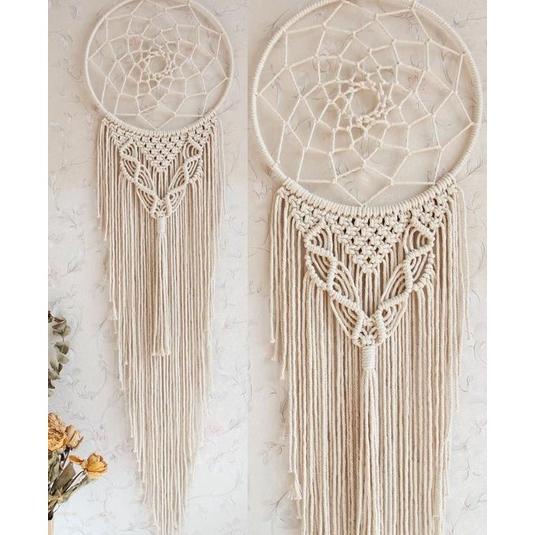 [READYSTOCK] macrame wall hanging/ macrame dreamcather/makrame hiasan dinding DRC09