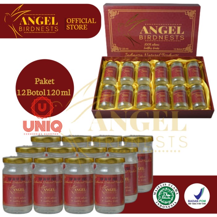 

Minuman Sarang Burung Walet Homemade Angel Birdnest 120ml Paket 12 Pcs