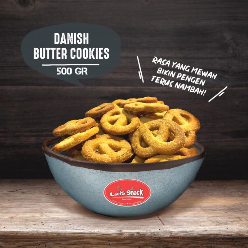

Biskuit Danish Butter Cookies Monde Gelora Sna Kiloan 500Gr