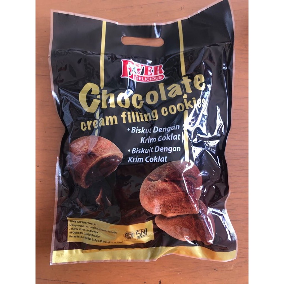 

Ever Delicious Chocolate / Cookies Chocolate /Biskuit Krim Coklat 350G