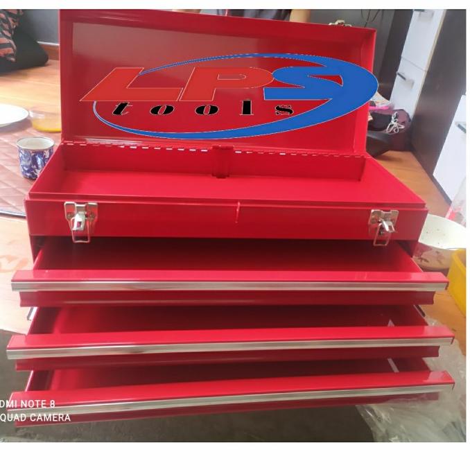 (Lps) Tool Box 3 Susun / Lemari Penyimanan Kunci Dan Alat Lain