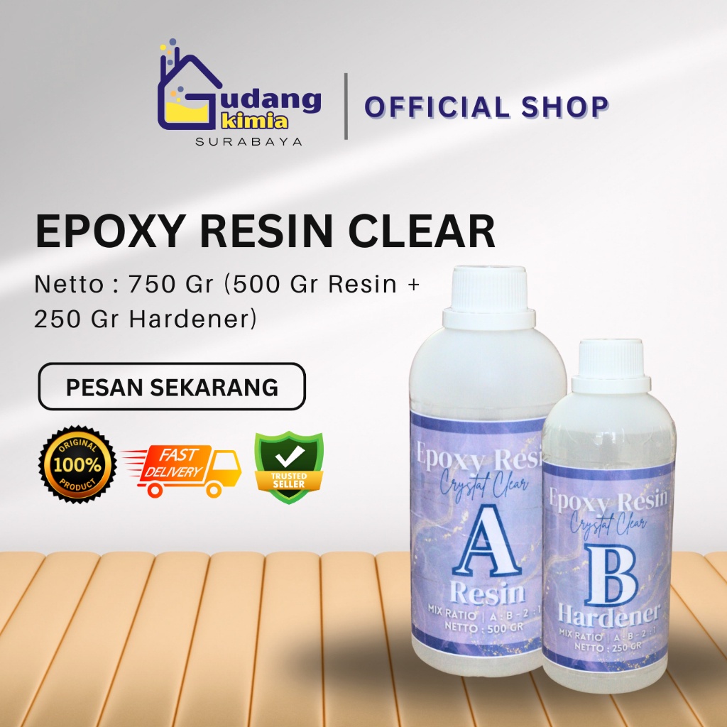 Epoxy Resin / Epoxy Resin Bening 750 Gram