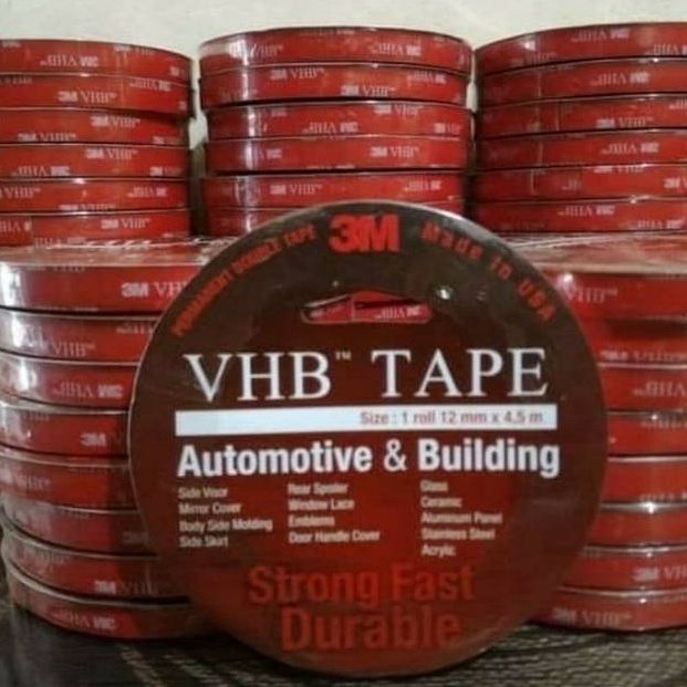 

7.7 FLASH SALE Original 3M Double Tape VHB 12mm Super Kuat Super Lengket Tahan Lama