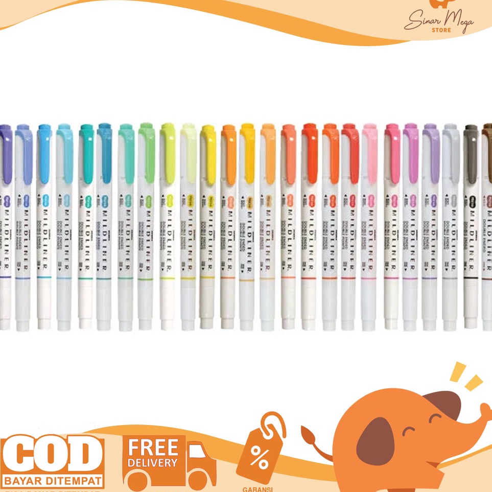 

Harga Khusus Zebra Mildliner (satuan) Double-Sided Highlither