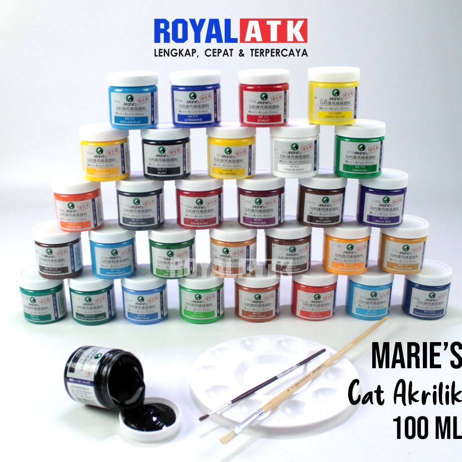 

Harga Promo Maries Acrylic Paint / Cat Akrilik Maries 100ml