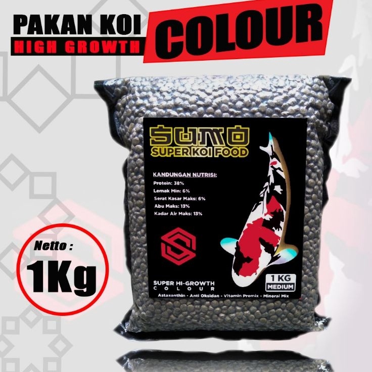 Serbu sekarang pelet PAKAN KOI COLOUR SUMO