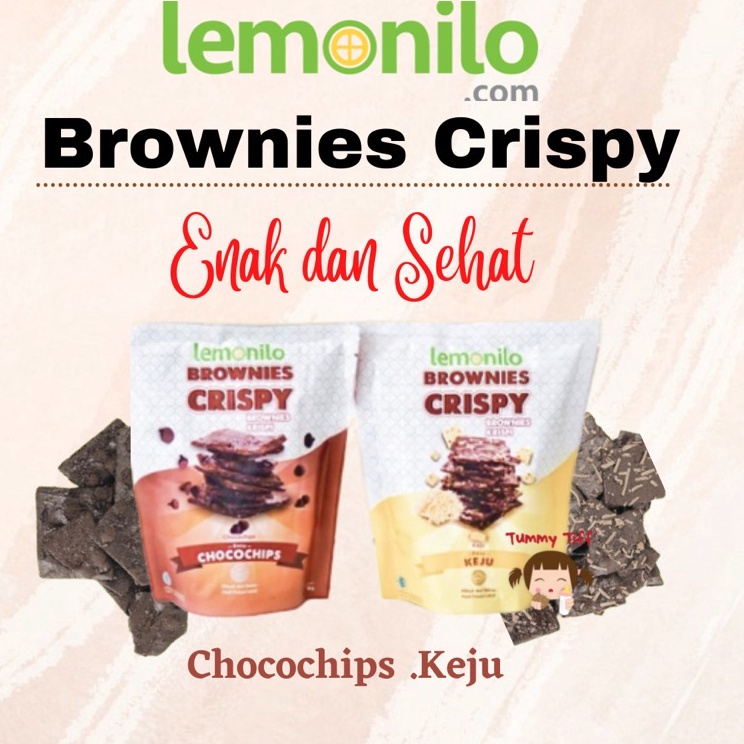 FHXS7945  Lemonilo brownies crispy / Lemonilo CHIMI keripik ubi / lemonilo bronis / snack anak