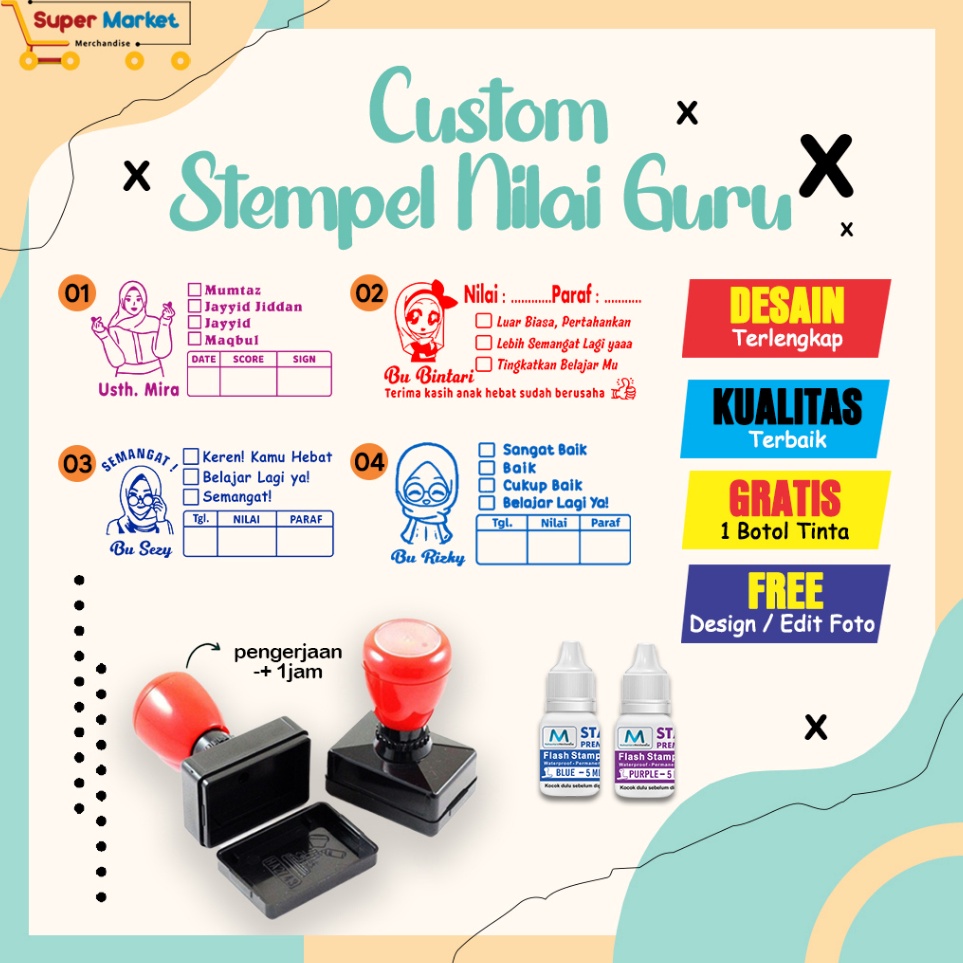 

TQHS6022 STEMPEL GURU VIRAL / STEMPEL NILAI GURU / STEMPEL CHECKED / STEMPEL REWARD / CETAK STEMPEL PENILAIAN / STEMPEL PENILAIAN GURU / STEMPEL KOREKSI TANGGAL / STEMPEL PARAF / STEMPEL TANDA TANGAN GURU / STEMPEL 27 X 55 / STEMPEL GURU KEKINIAN