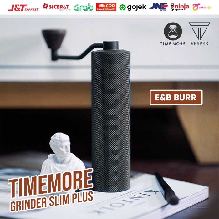 timemore grinder slim plus / grinder kopi burr stainless