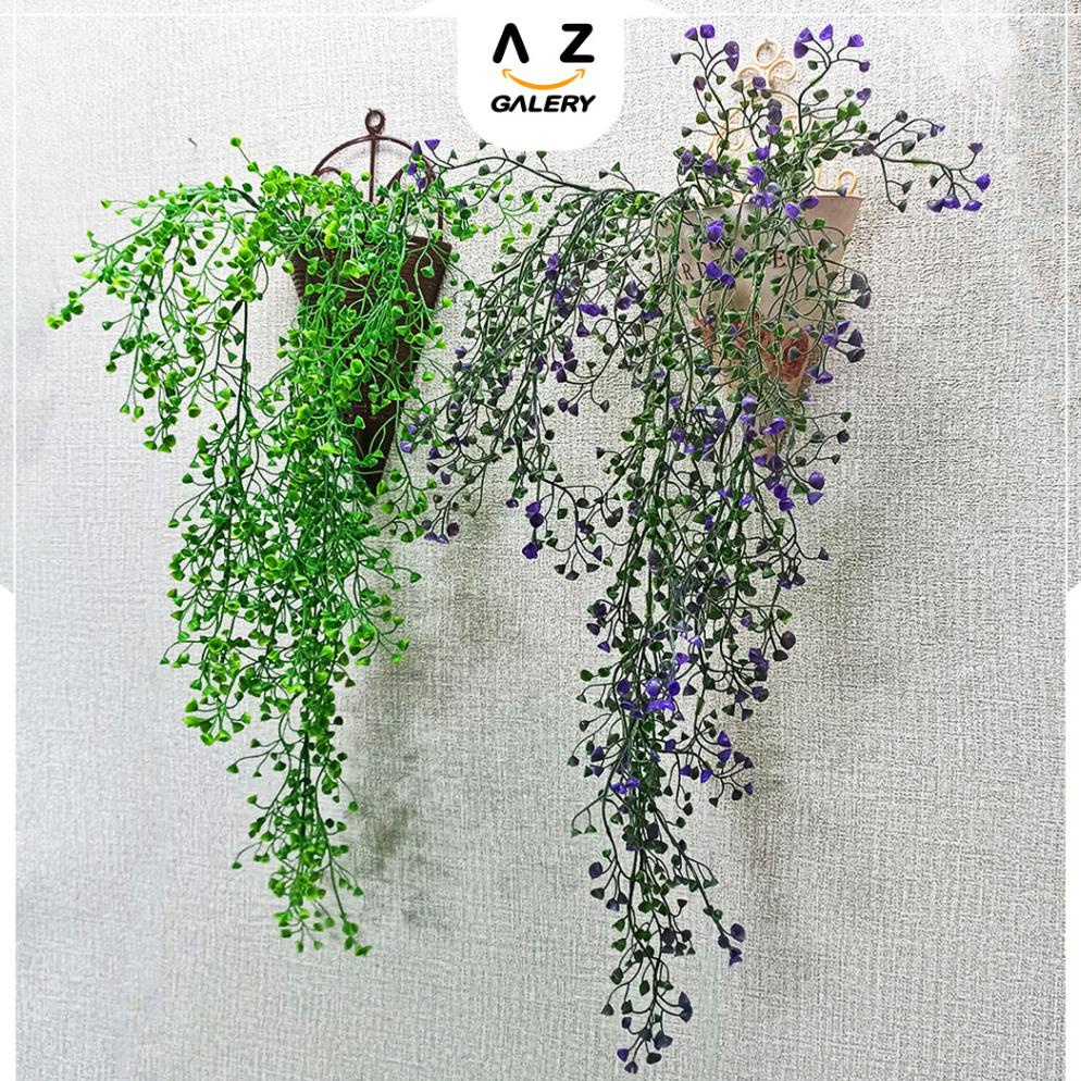 Tanaman Hias Plastik Daun Rambat Gantung Hiasan Dinding Monstera Kering Artificial Daun Anggrek Deko