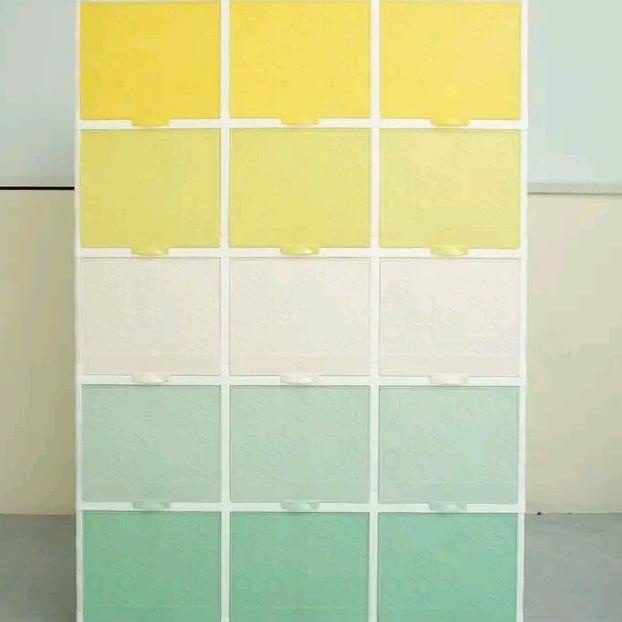 @=@=@=@=] Lemari Pakaian Cabinet Plastik | Club triple flip susun 5