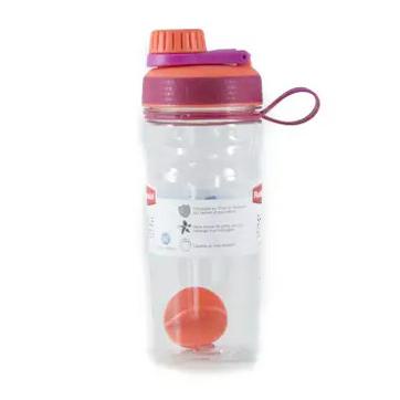 ------] Rubbermaid 600 Ml Shaker Botol Minum - Ungu/orange