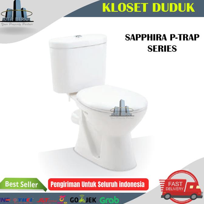 :<:<:<:<] CLOSET DUDUK/ WC DUDUK TRILLIUN WARE - SAPPHIRA SERIES