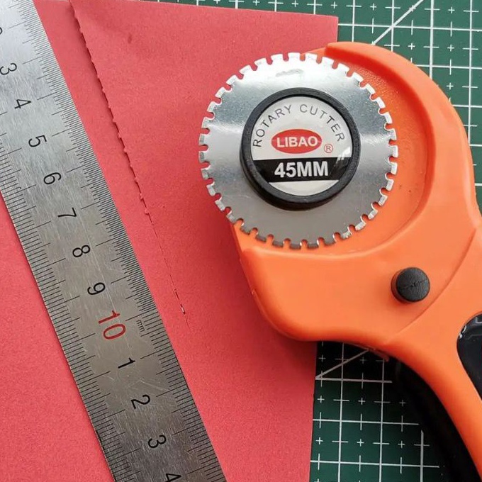 

(D04❦) Cutter porporasi tanda potong kertas alat pembuat tanda sobek karcis potong kertas perforation cutter.