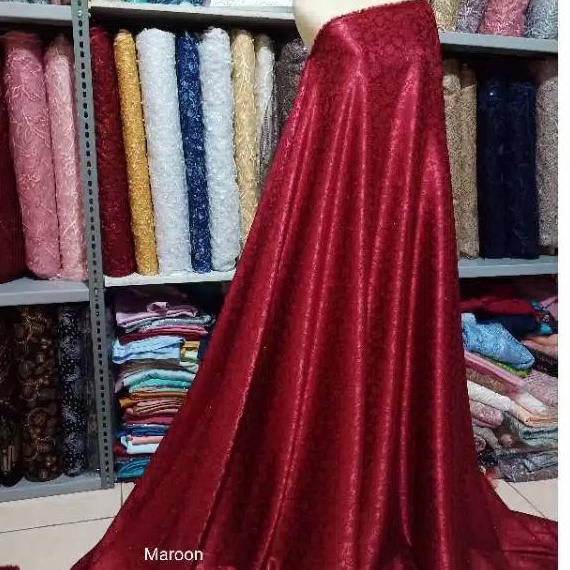 Ready Stock.. MURAH Kain Bahan jaguard gliter/kain jaguard motif/kain jaguar gliter / bahan kebaya d