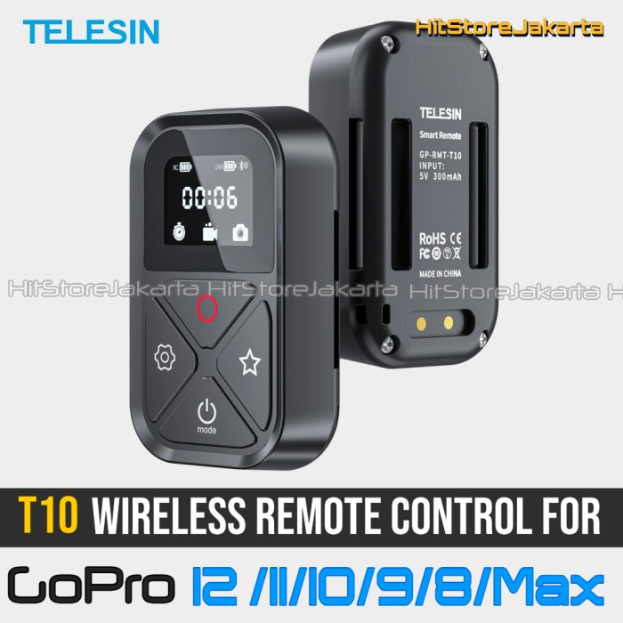 TELESIN GoPro 10 Remote GoPro Max GoPro 9 Smart Remote GoPro 8