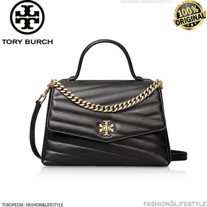 Tory Burch Kira Chevron Top Handle Satchel Bag Original 100% Authentic
