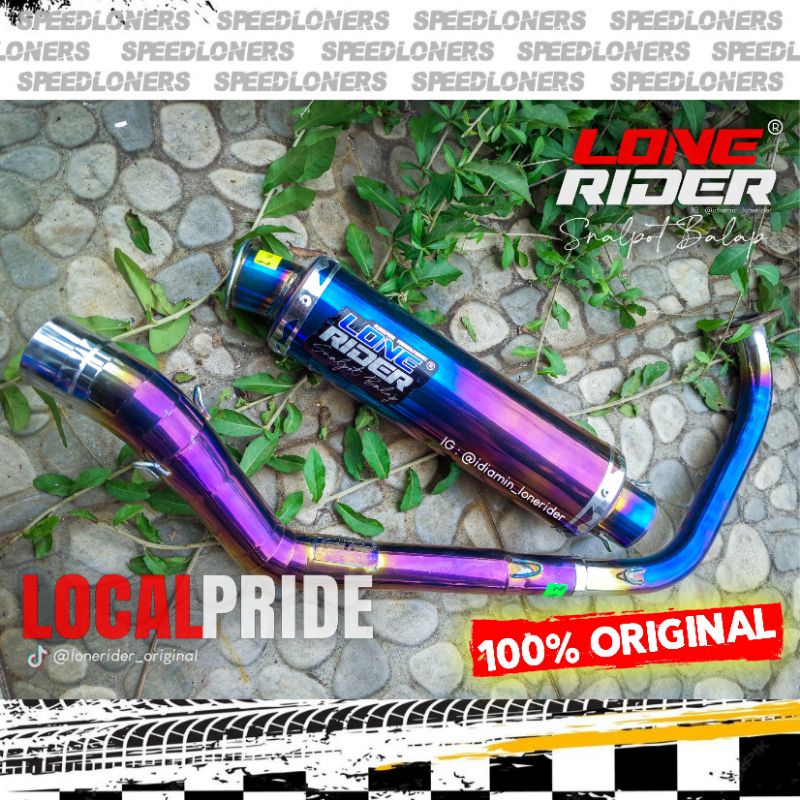 Knalpot Lone Rider R15 V3 - LONE RIDER ORIGINAL - RR Bluemoon - R15 V3 - XSR - VIXION R
