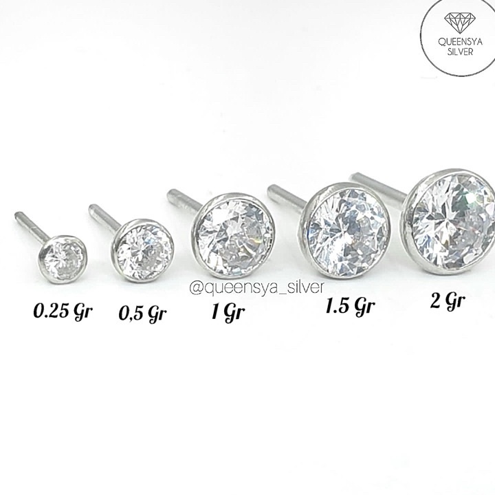 [ZPI/㊛> Anting Korea Anting Tusuk Anting Pria Wanita Perak Silver Asli 925 Model MATA BURUNG Lapis E