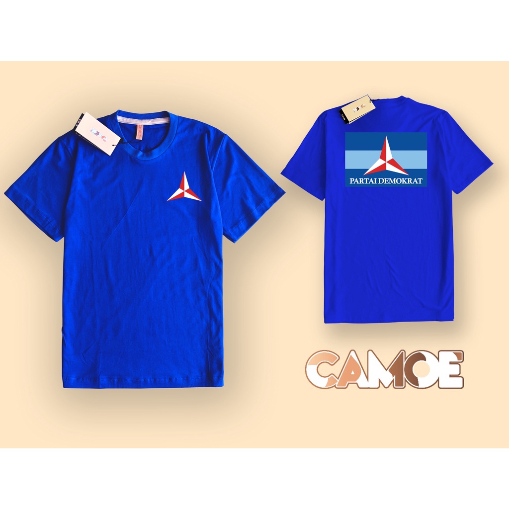 Kaos Tshirt Depan Belakang Partai DEMOKRAT SBY AHY