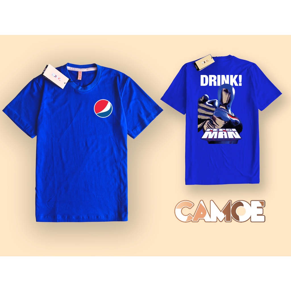 Kaos Tshirt Depan Belakang Gaming Pepsi Man