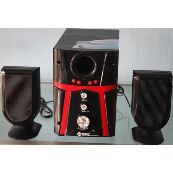 GARANSI Speaker GMC 888D3 BT Bluetooth Aktif Multimedia Speker suara mantap