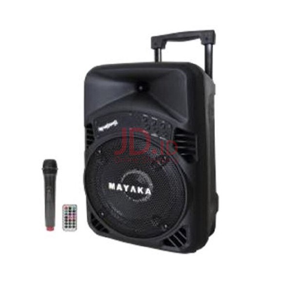 Mayaka Speaker Meeting SPKT-008 AD - Hitam speaker 8 inci terlengkap