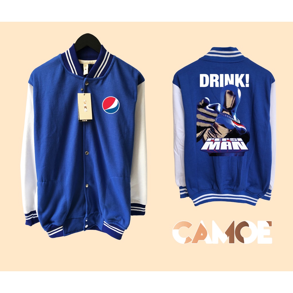 Jaket Baseball Varsity Gaming Pepsi Man