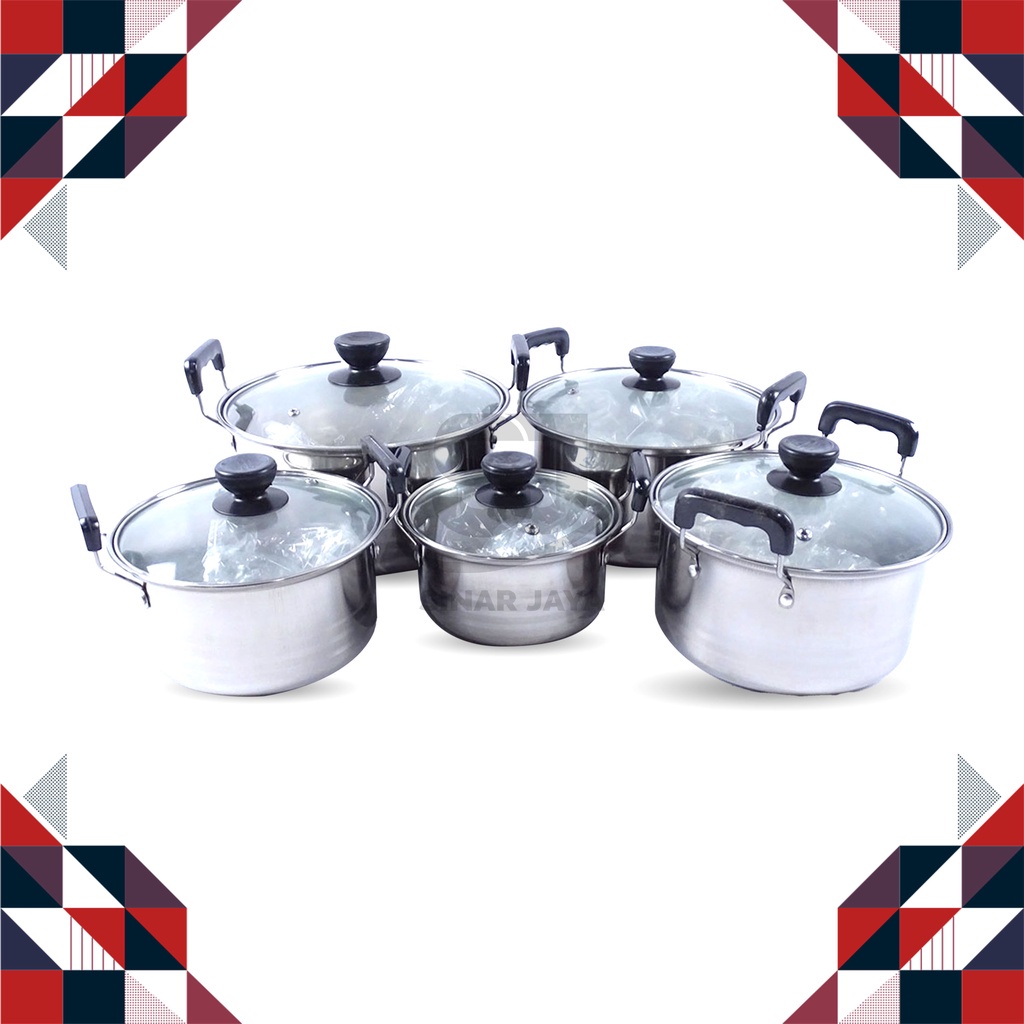 Set alat masak st/DUTCH OVEN SET 5PCS MASP