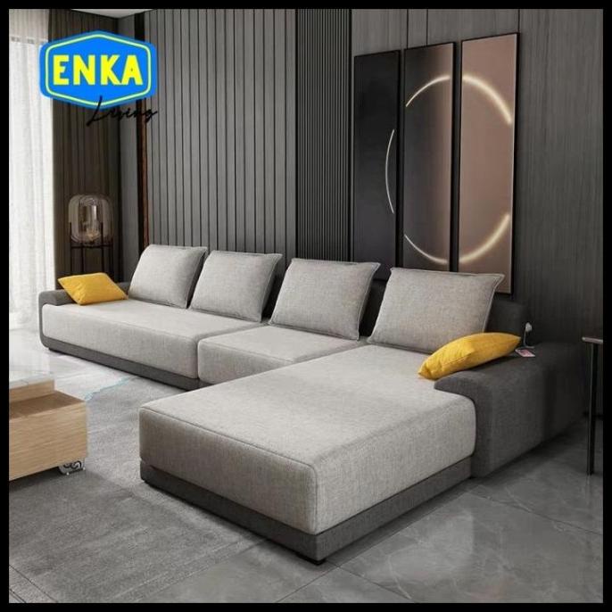 Barang Terlaris Kursi Sofa Minimalis Ruang Tamu Leter L Desain Unik Tokomellyana
