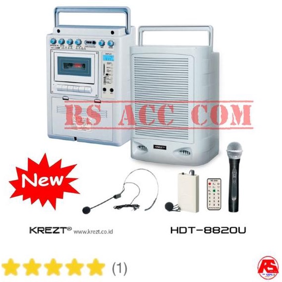 Murah  Speaker Portable PA Amplifier Wireless Meeting Toa Krezt HDT 8820 U