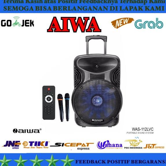 Speaker Portable Amplifier Aiwa WAS112LVC Bluetooth - USB - Sd Card