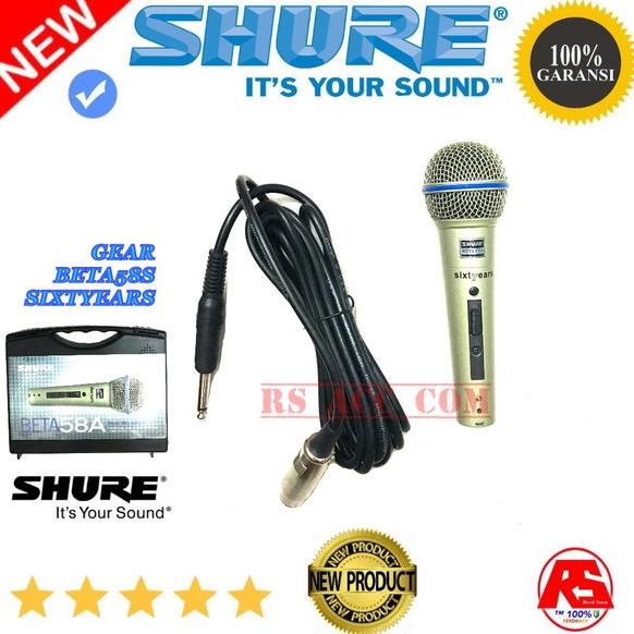 HARGA DISKON Murah  Mic Shure Kabel Beta 58 A SIXTYEARS