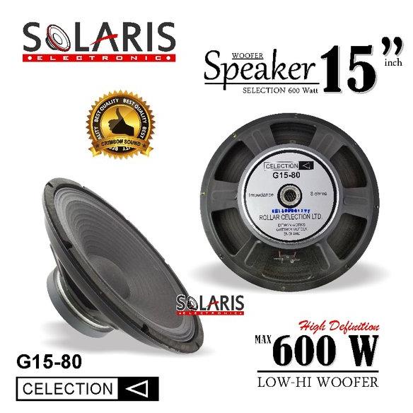SPEAKER WOOFER 15 Inch 600 Watt CELECTION G 15-80 ENGLAND