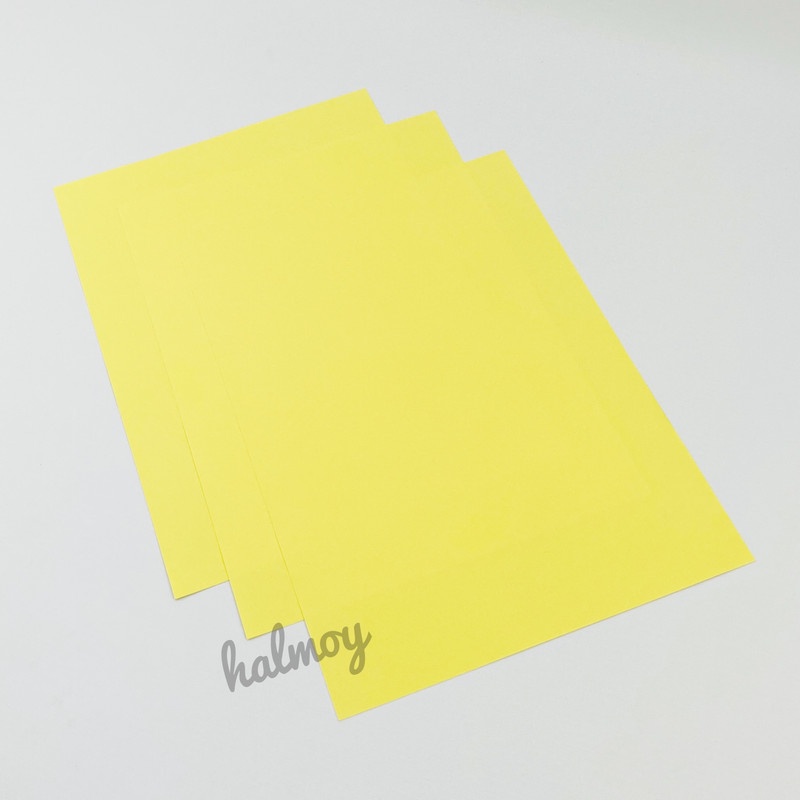 

KERTAS HVS / FOTOKOPI / PRINT WARNA 80 GSM A4 WARNA YELLOW ( 20 PCS )