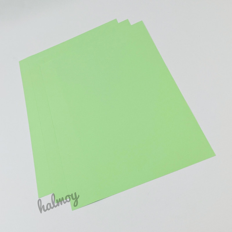 

KERTAS HVS / FOTOKOPI / PRINT WARNA 80 GSM A4 WARNA GREEN ( 20 PCS )
