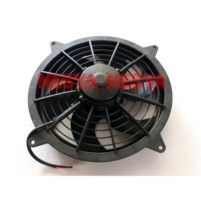 kipas motor extra fan m-10 - condensor ac bis, bus, elf, 12v - 12 volt best
