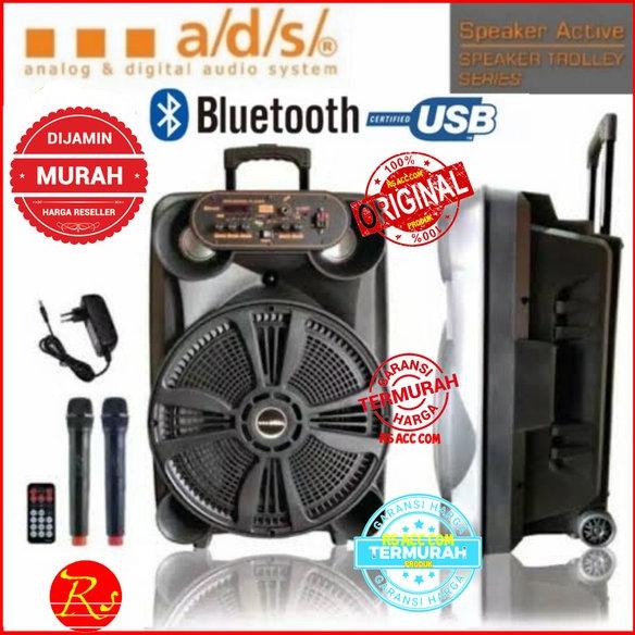 Speaker Portable ADS TCM15B 15 inch Trolley Karaoke Smart Tv Bluetooth