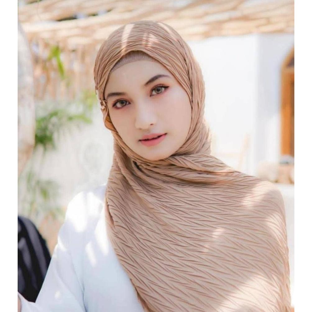 Diskon Pashmina Plisket Padi/Pashmina Zafron/Pashmina Zigzag