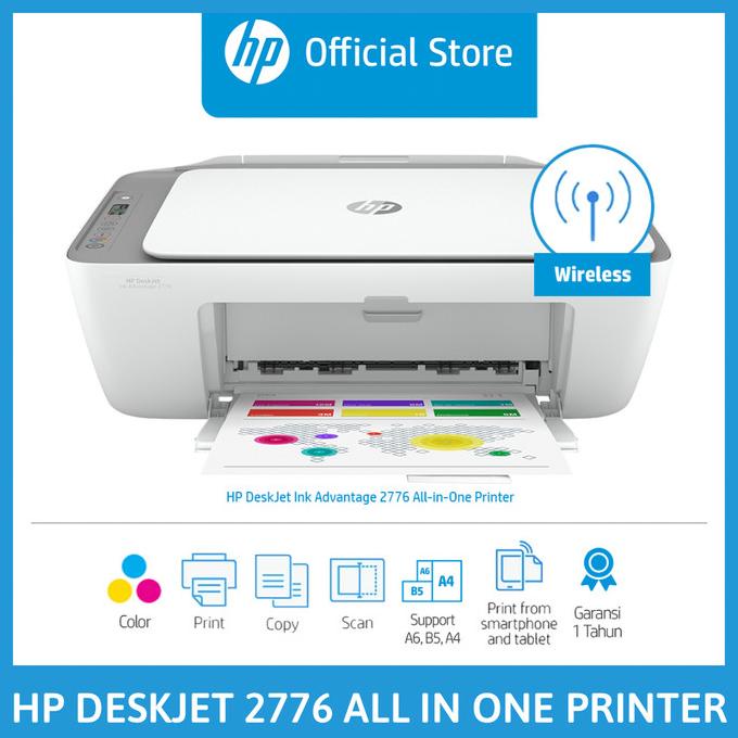 HP Deskjet Ink Advantage 2776 All In One Printer Wireless Bluetooth