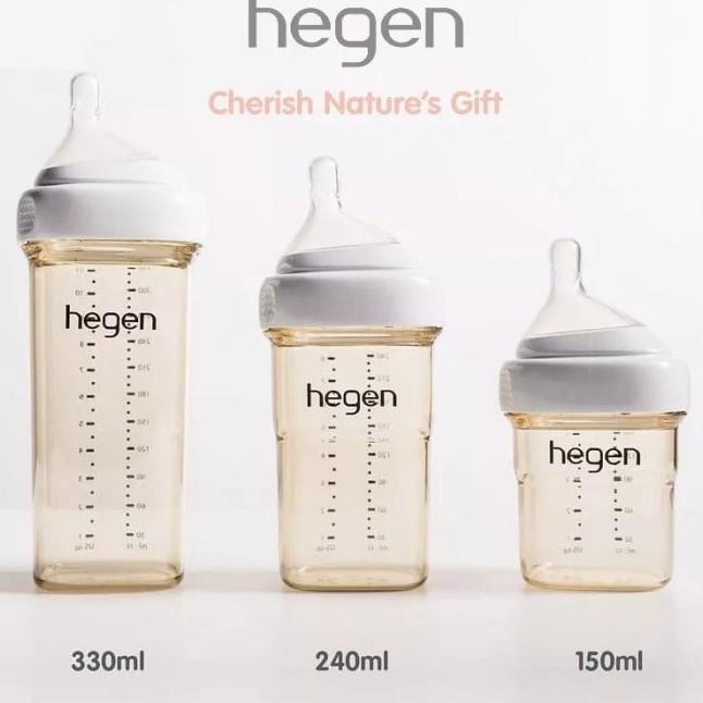 Hegen Botol Susu Pcto 150/240/330Ml Feeding Bottle Ppsu With Teat